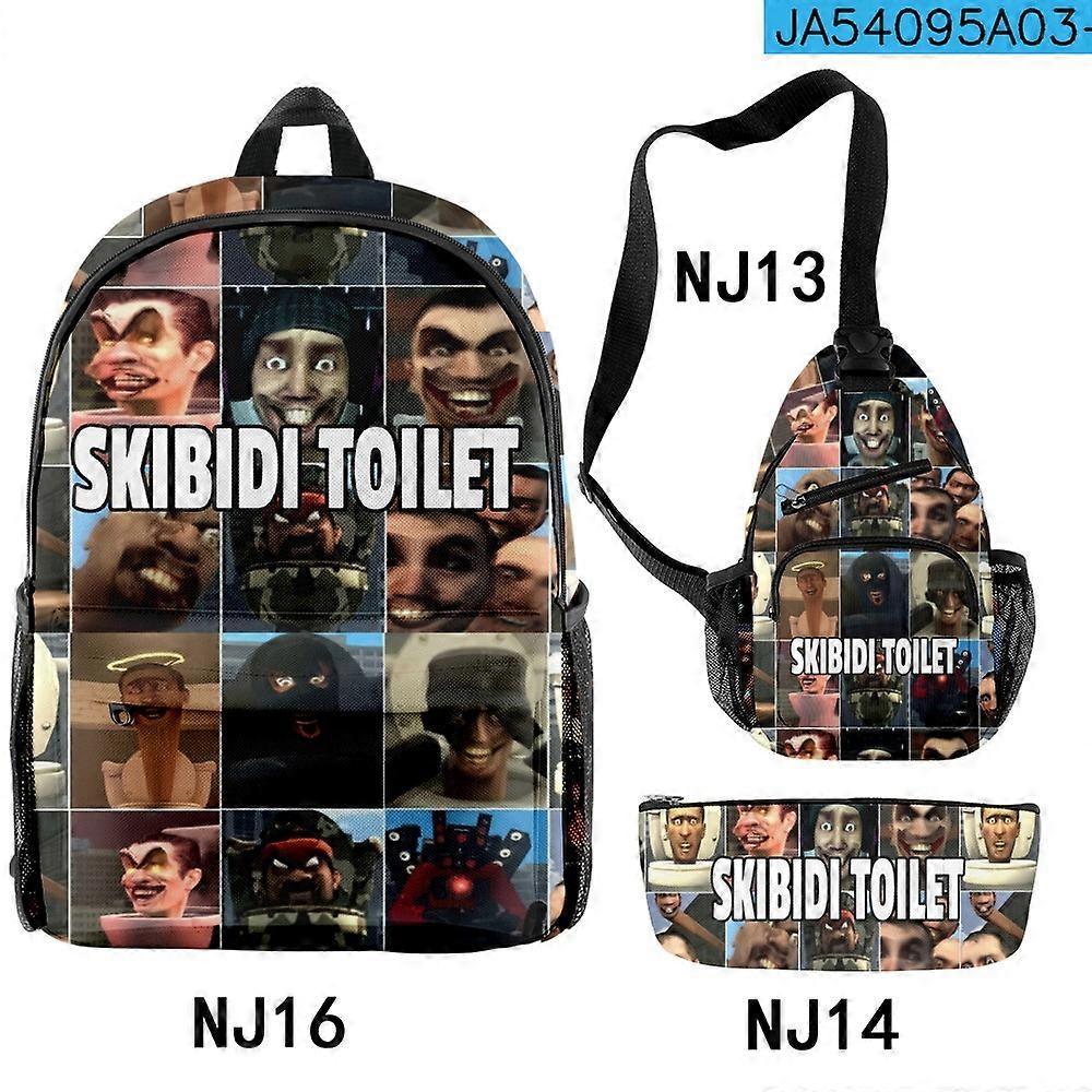 2023 New Skibidi Toilet Toilet Man Spoof Schoolbag Backpack Shoulder Bag Pencil Case Three-piece Set | Fruugo SA 2023 New Skibidi Toilet Toilet Man Spoof Schoolbag Backpack Shoulder Bag Pencil Case Three-piece Set | Fruugo SA