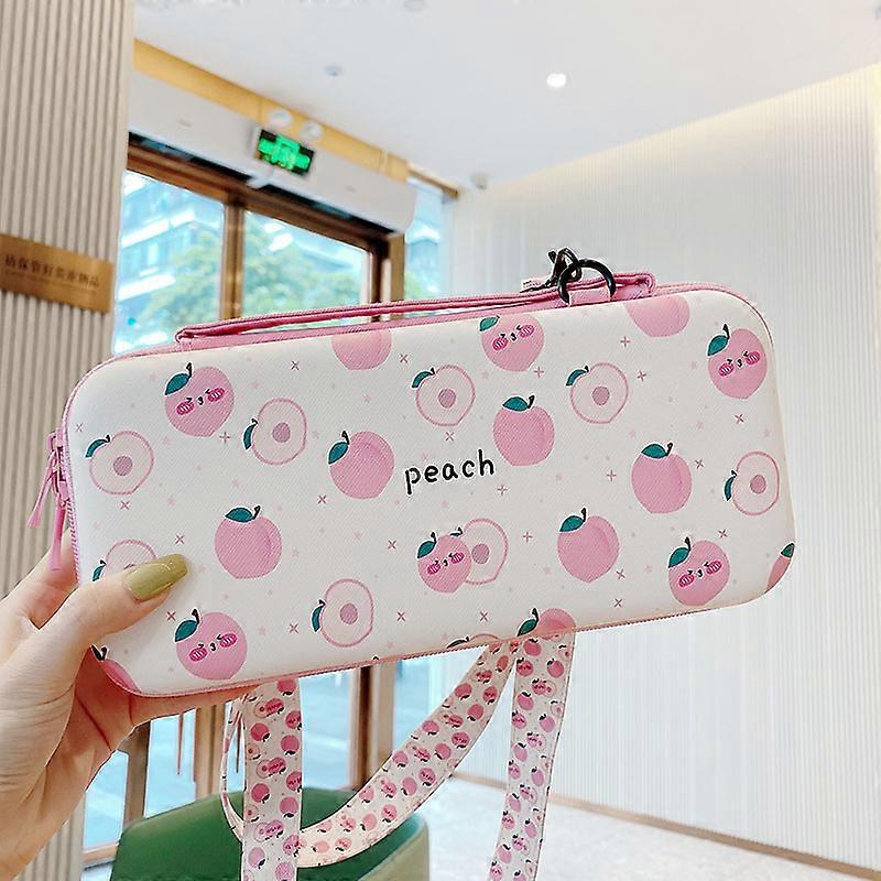 Kawaii Cartoon Fruit Storage Bag, Travel Protective Case for Nintendo Switch, for Game Console