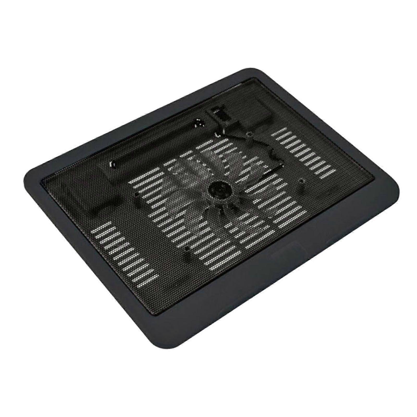 وسادة تبريد الكمبيوتر المحمول تدعم حامل كمبيوتر محمول أسود عالمي خفيف الوزن