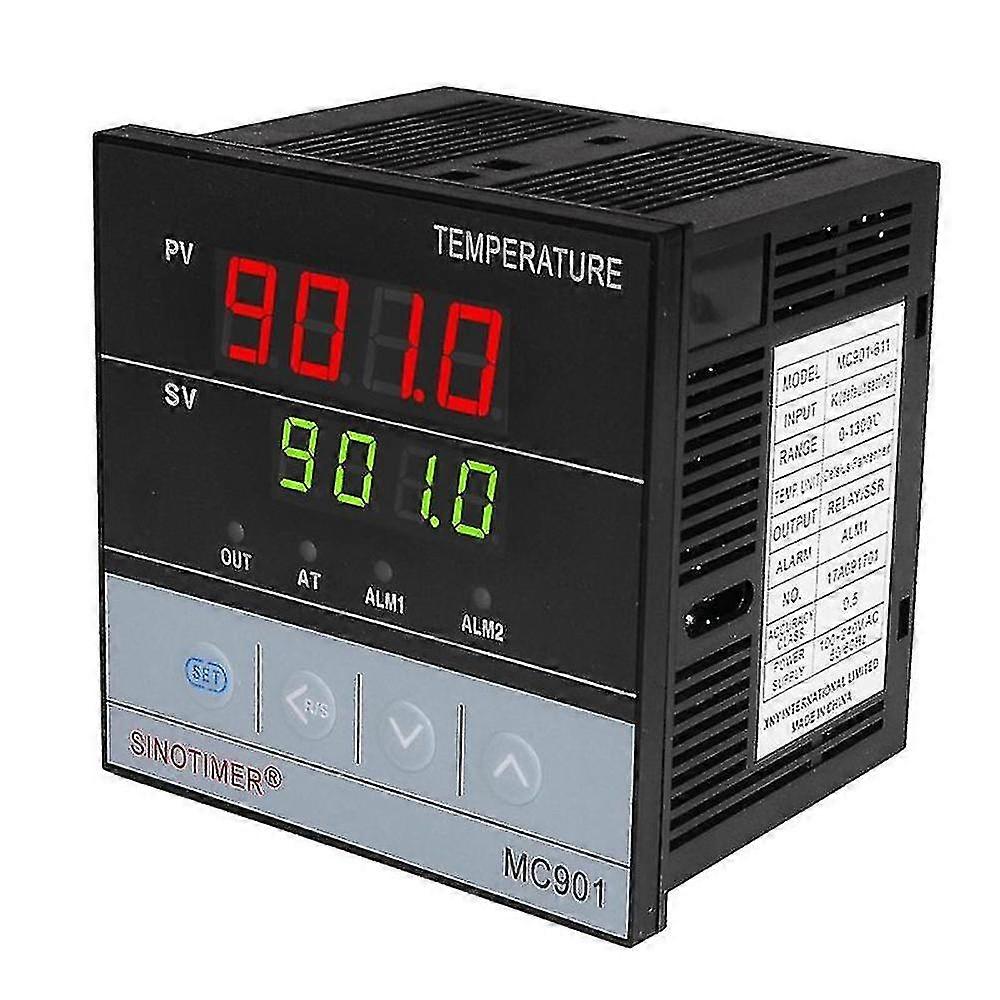 Mc901 Digital Waterproof Temperature Controller K Type Pt100 Sensor Input Relay Output