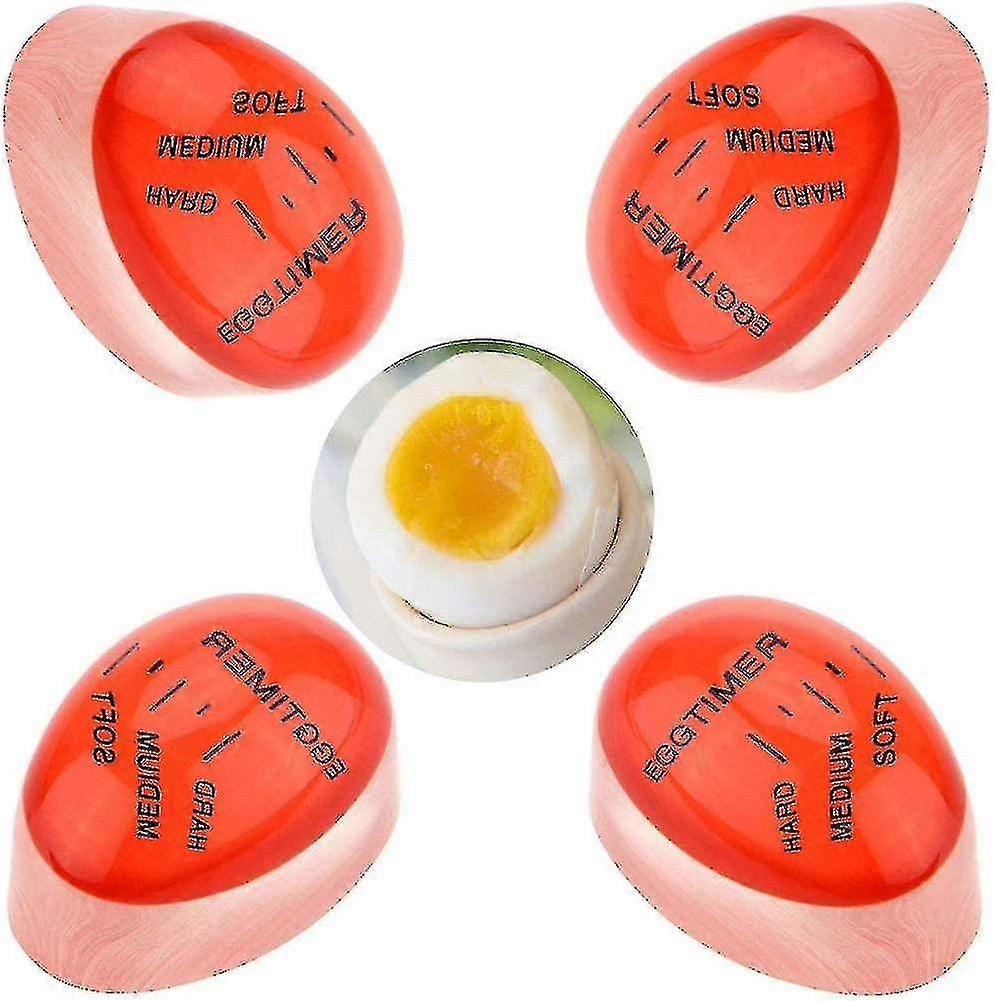 Egg Cooking Timer, 4 Pieces Of Color-changing Egg Timer (xiatian)