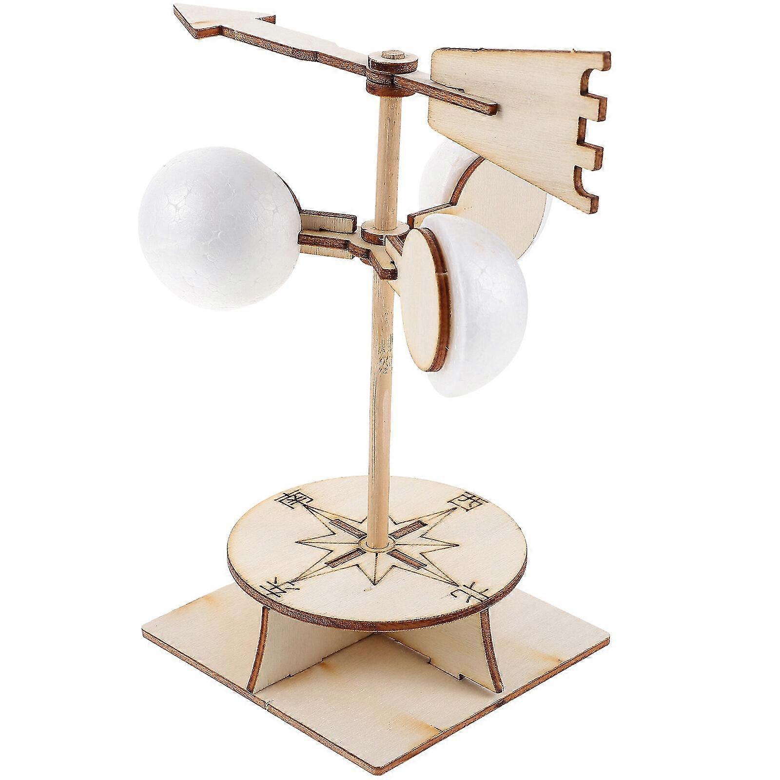 Wind Vane Plaything Assemble Plaything Practical Science Educational Experiment Plaything