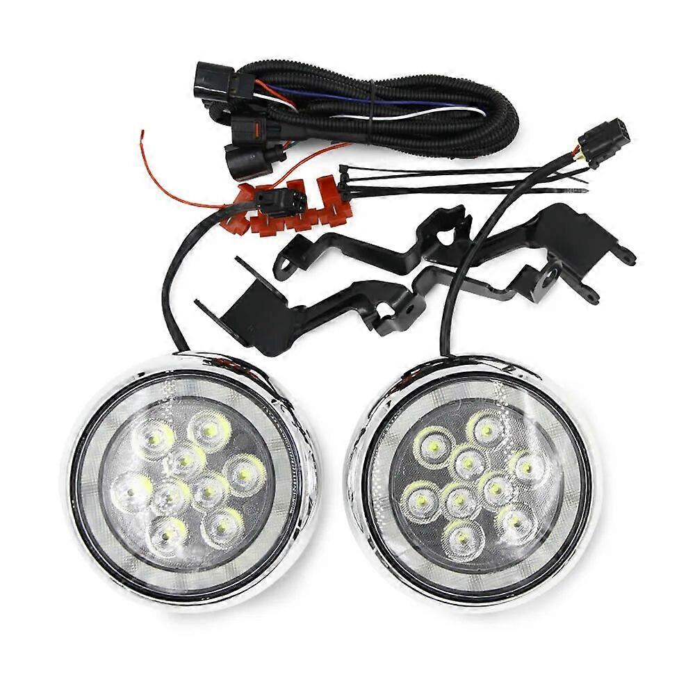 2PCS LED Rally Light Halo Ring DRL Daytime Running Lamp Additional Headlight For R55 Clubman R56 07-14 R57 09-15 R58 Coupe R59