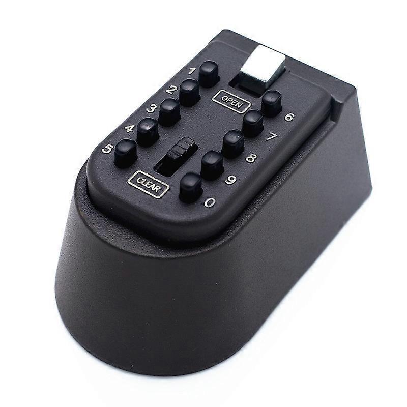 Key Safe Box, Combination Key Lock Box, Outdoor Wall The Keys Spare Home Security Safe Box 10.5*4.8*6.5cm (Black) YDW