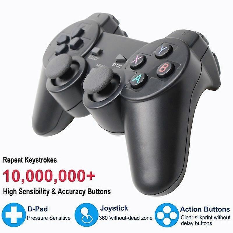 Manette Sans Fil 2,4 GHz Pour PC / Android TV - Compatible PS4 Style, Noire