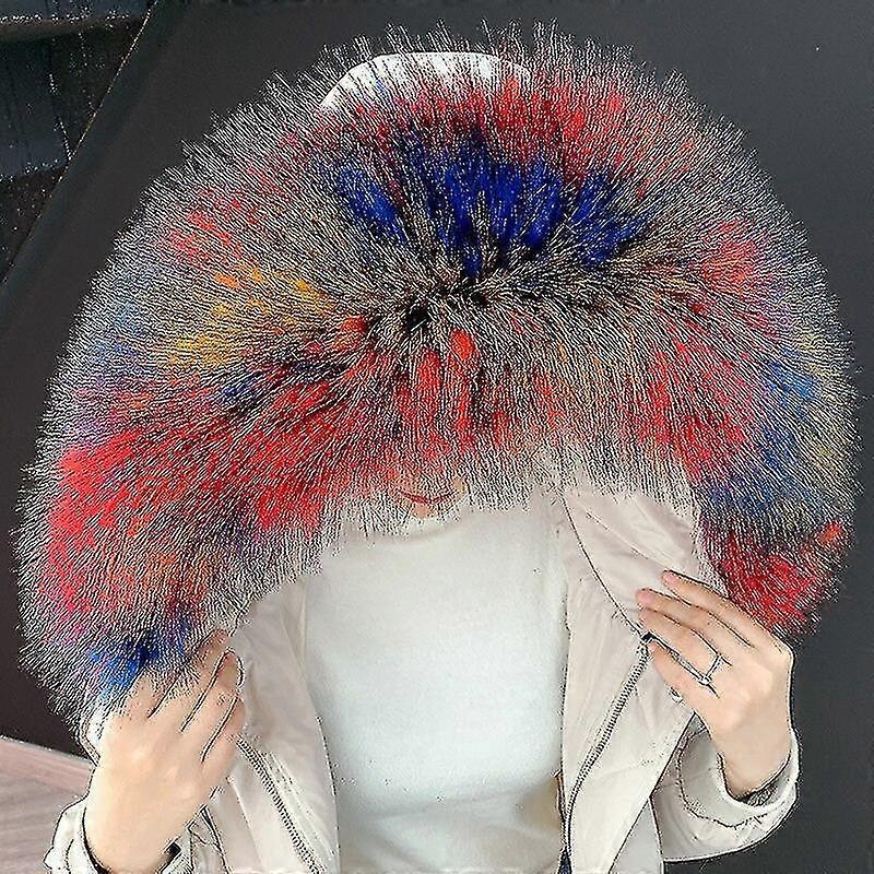 faux raccoon fur scarf ( set 2)
