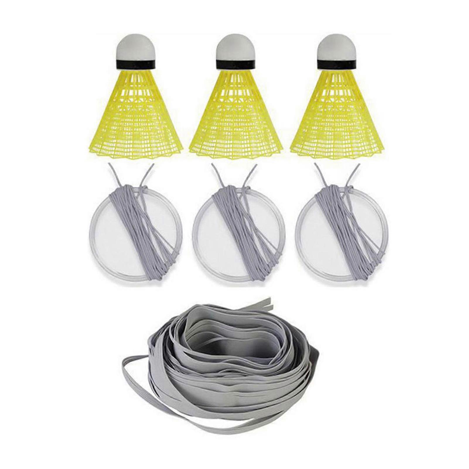 High Elastic Badmintons Trainers Set Telescopic Badmintons Practicing Device for Badmintons Learners