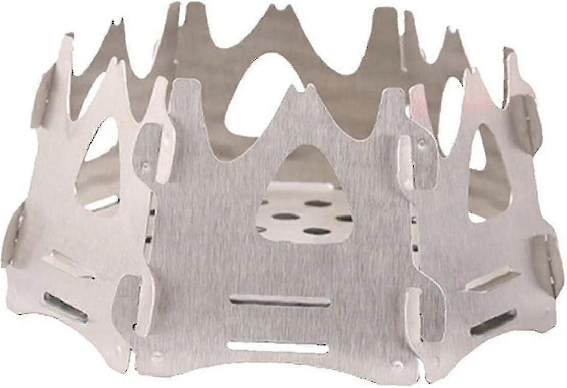 موقد خشب التخييم موقد حمول لحرق الأخشاب موقد خفيف الوزن قابل للطي للطبخ في الهواء الطلق