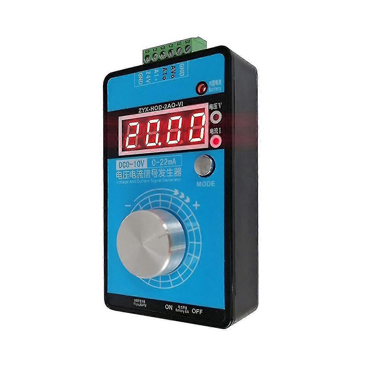 0-5v-10v 0-20ma/4-20ma Signal Generator Adjustable Current Voltage Analog Signal Sources Output 24v
