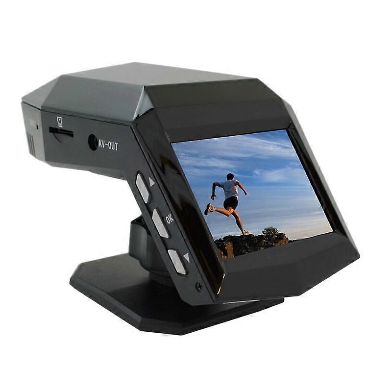Caméra embarquée Full HD 1080p, enregistreur vidéo de conduite avec console centrale LCD, moniteur de stationnement noir