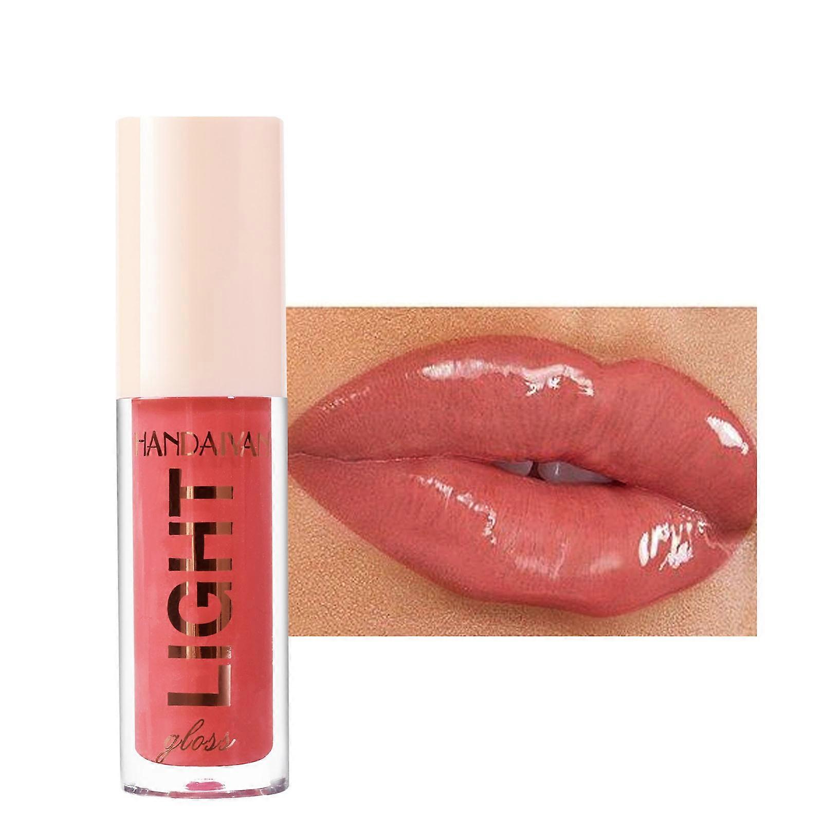 Mirror Water Gloss Lip Glaze Portable High Pigmented Moisturizing Lipstick for Wedding Party