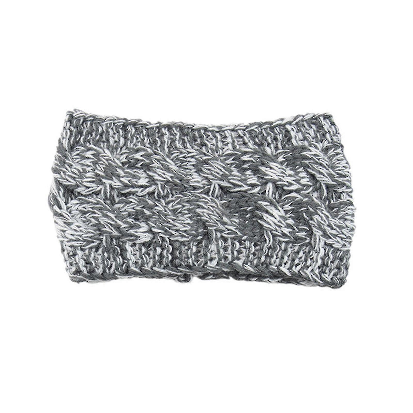 Winter Cross Ear Warmer Head Wraps Headbands Side Buttons For Use Face Covering