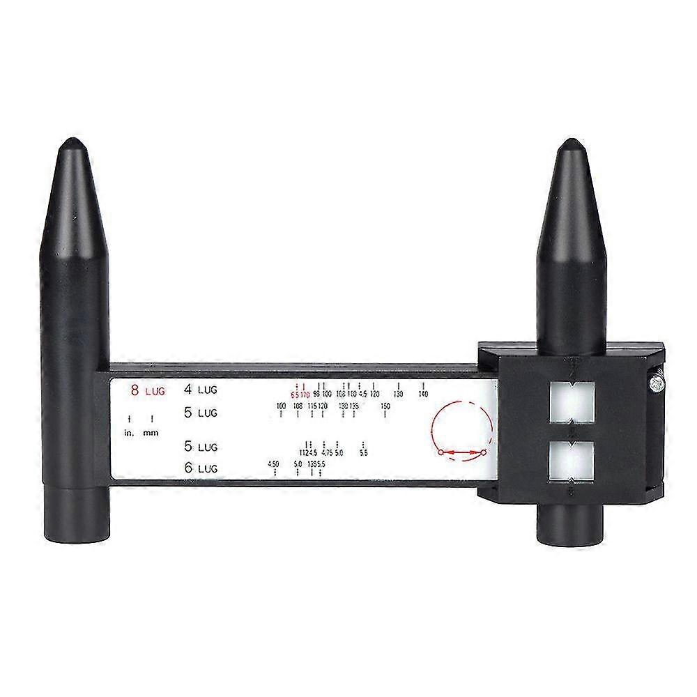 Pcd Gauge Ruler Rim Car Wheel Bolt Pattern Measuring Gauge Tool Hole 4 5 6 8 Lug