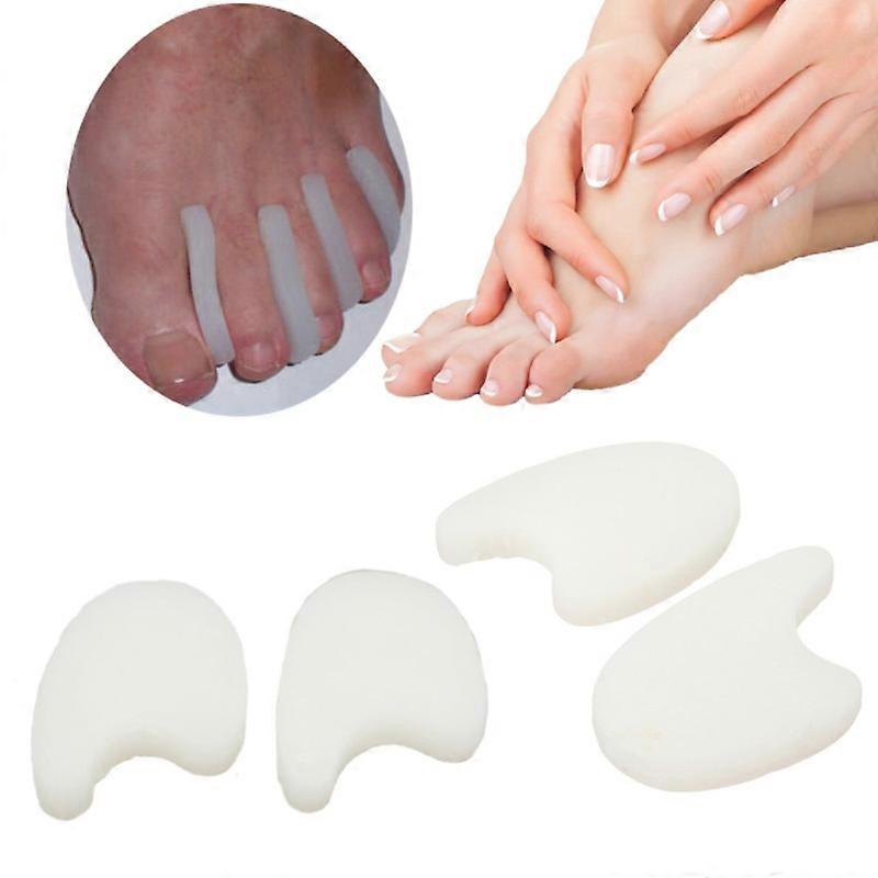 2Pcs Big Toe Separator Bone Corrector Straightener Silicone Gel Thumb Valgus