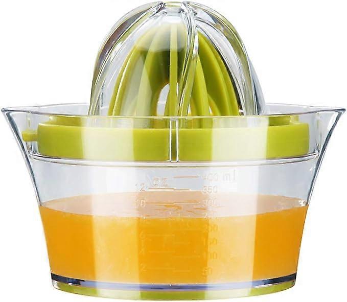 Manual Citrus Squeezer, Lemon Squeezer, Lime Squeezer and Multi-Function Lemon Squeezer with 2 Reamers and Measuring Container