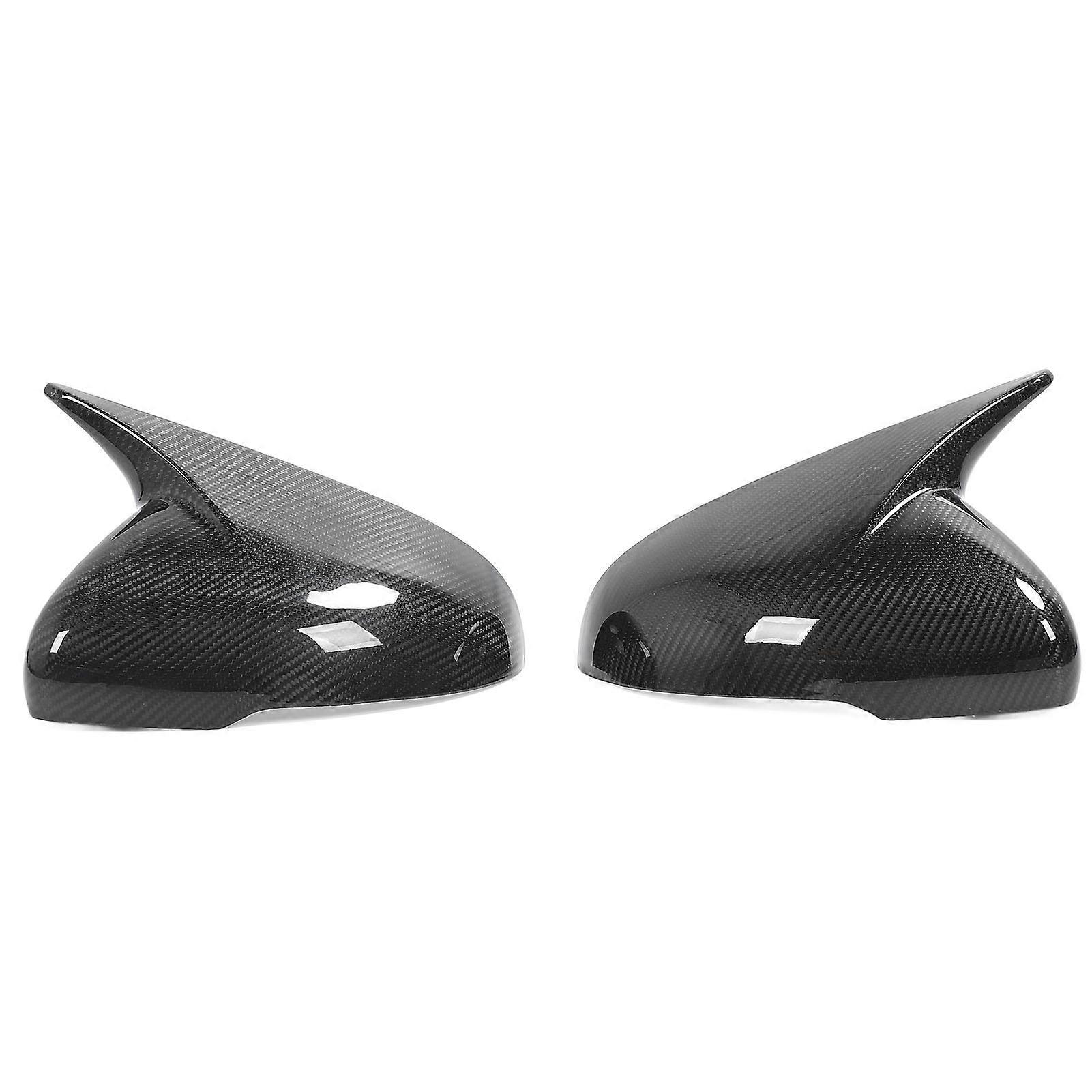 כיסוי מראה אחורית צדדית סיבי פחמן אווירודינמיקה משופרת החלפת מכסה מראה לדלת עבור קיה סטינגר 2018 עד 2023