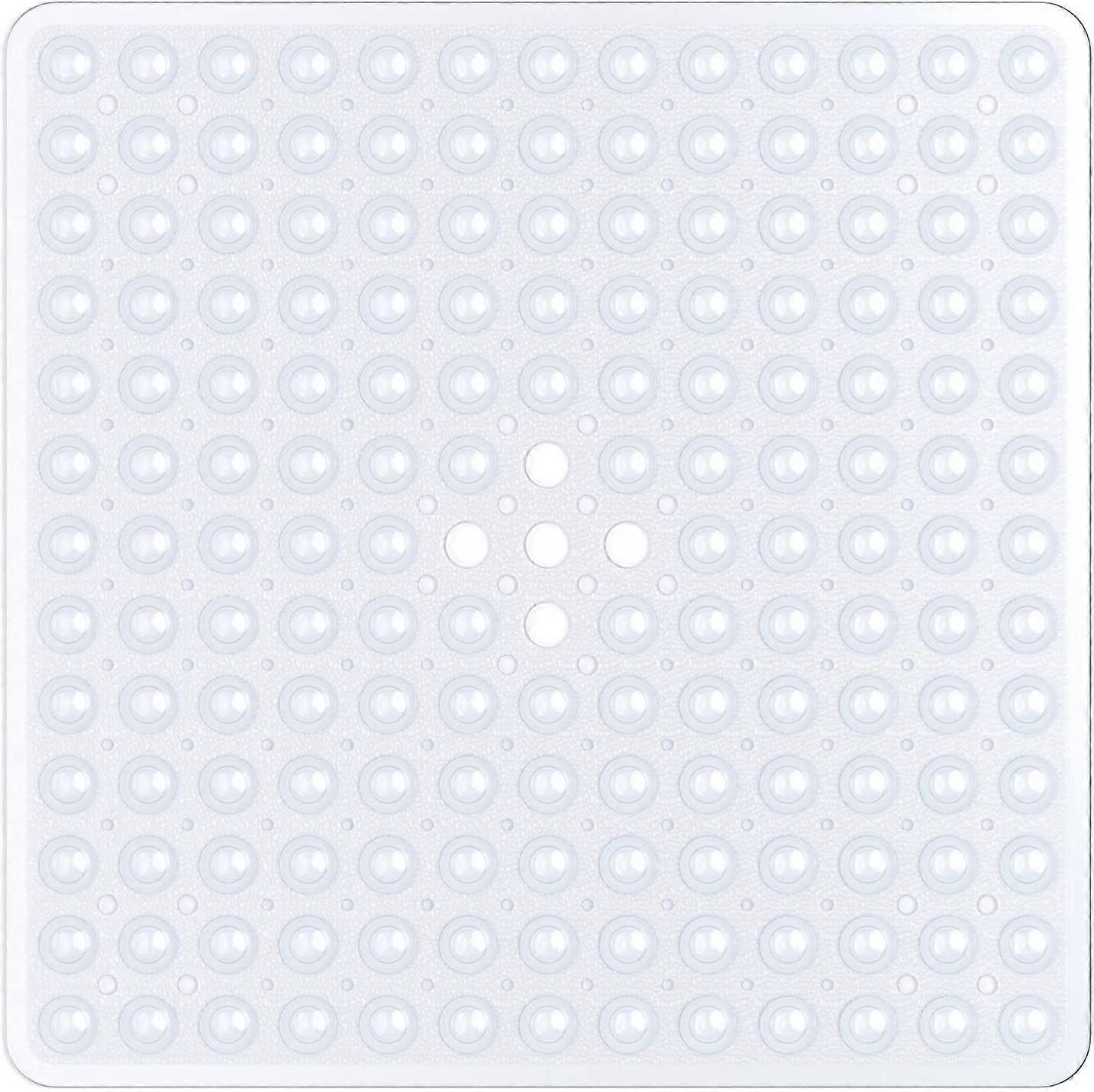 Square Shower Mat Non Slip Anti Mould,Clear
