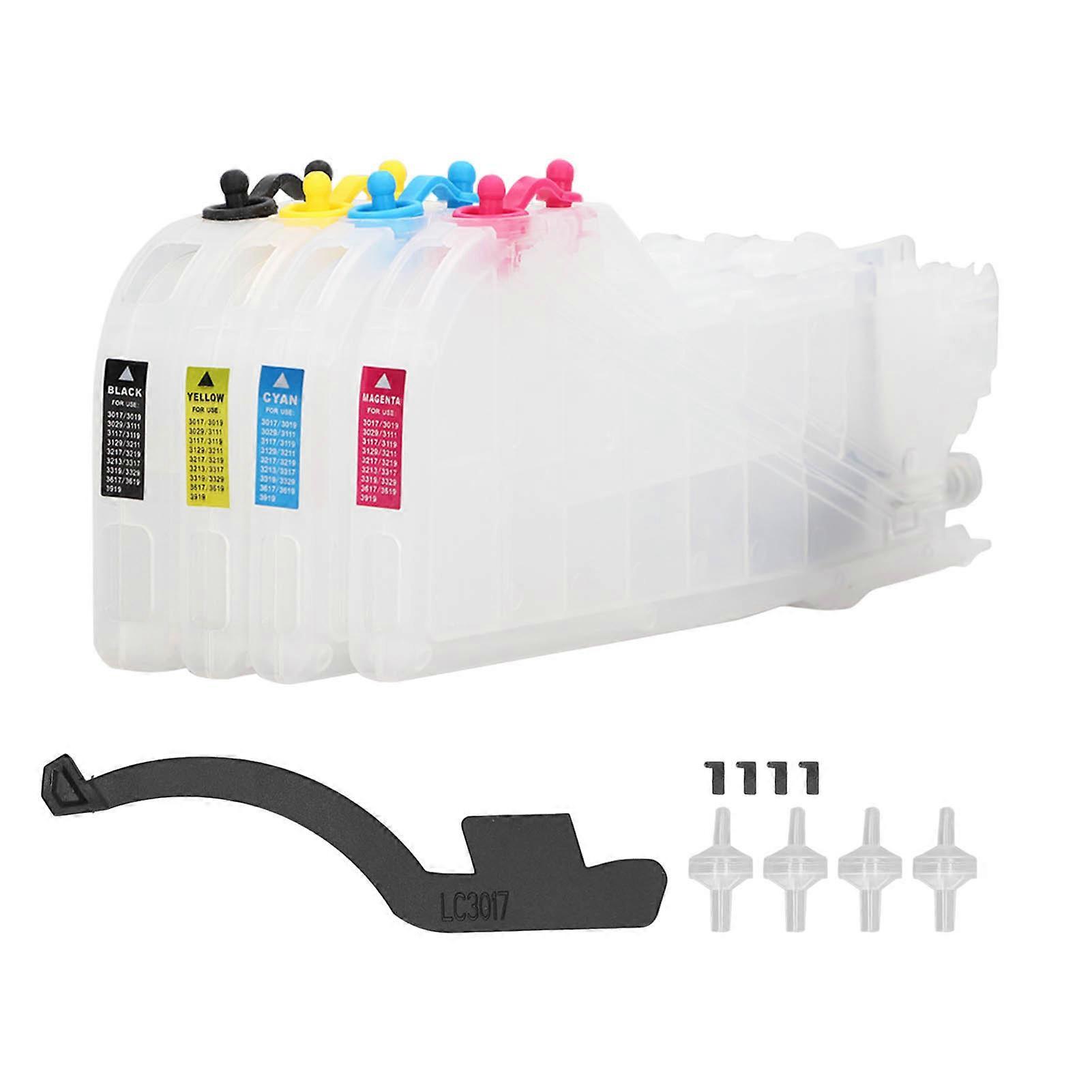 4PCS Disposable Ink Cartridge Replacement Empty Refillable Cartridge for Printer Lengthened Type LC3119