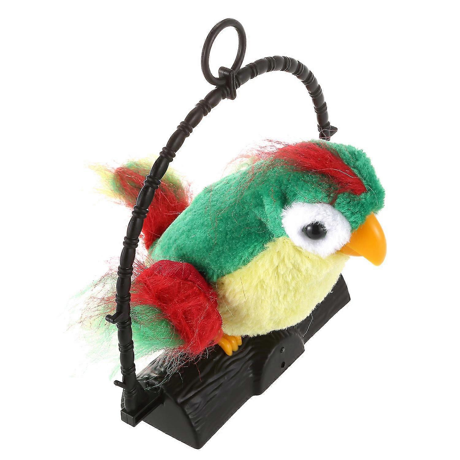 話すオウムはあなたが言うことを模倣して繰り返します面白いおもちゃ