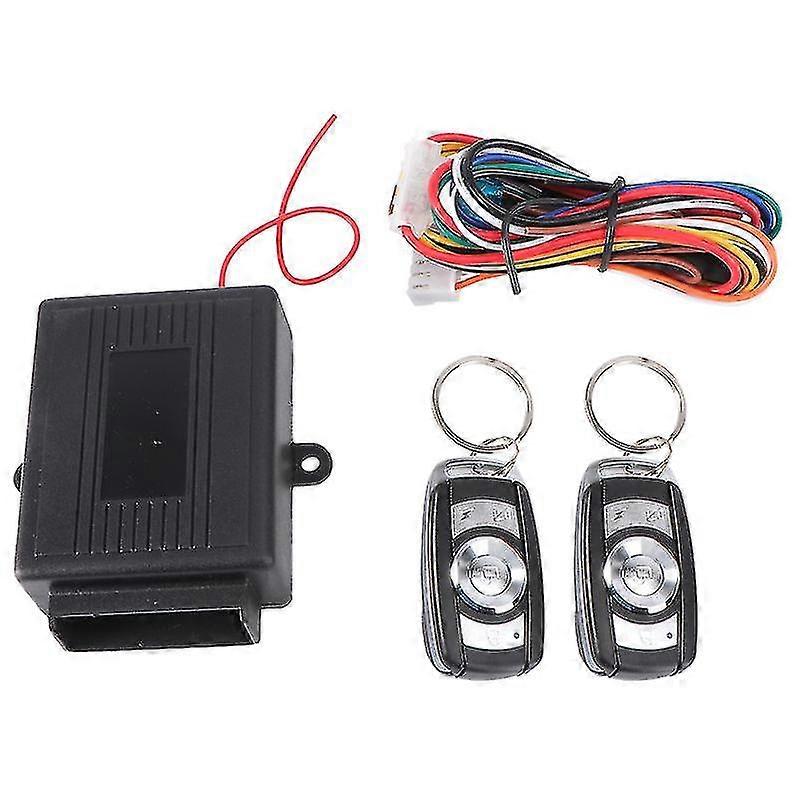 1 Set Of Universal Car Alarm System Keyless Entry System Remote Central Door Lock Central Locking System