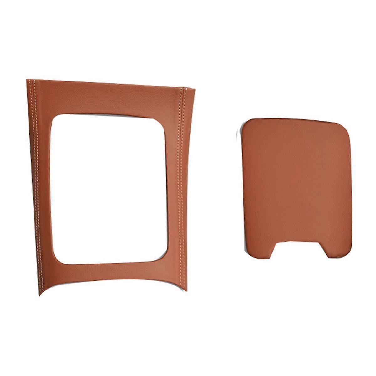 Car Center Control Panel Trim Cover for C-Class W206 C260 C220 C200 2022-24 Gear Shift PU Pad Prote