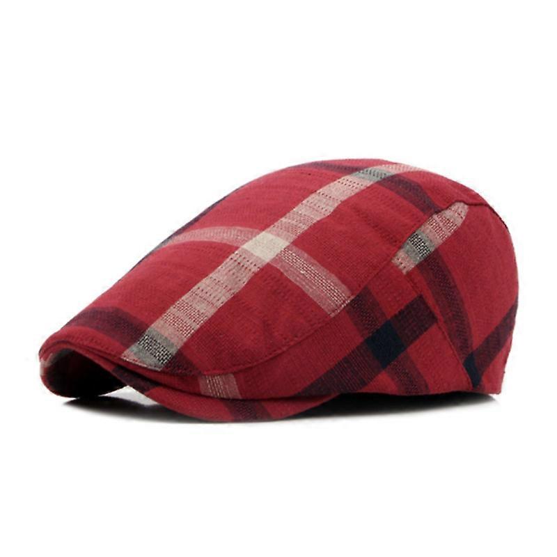 EVAGO Mens Beret Flat Newsboy Hat Adjustable Irish Cabbie Gatsby Cap Breathable Driving Hunting Hat