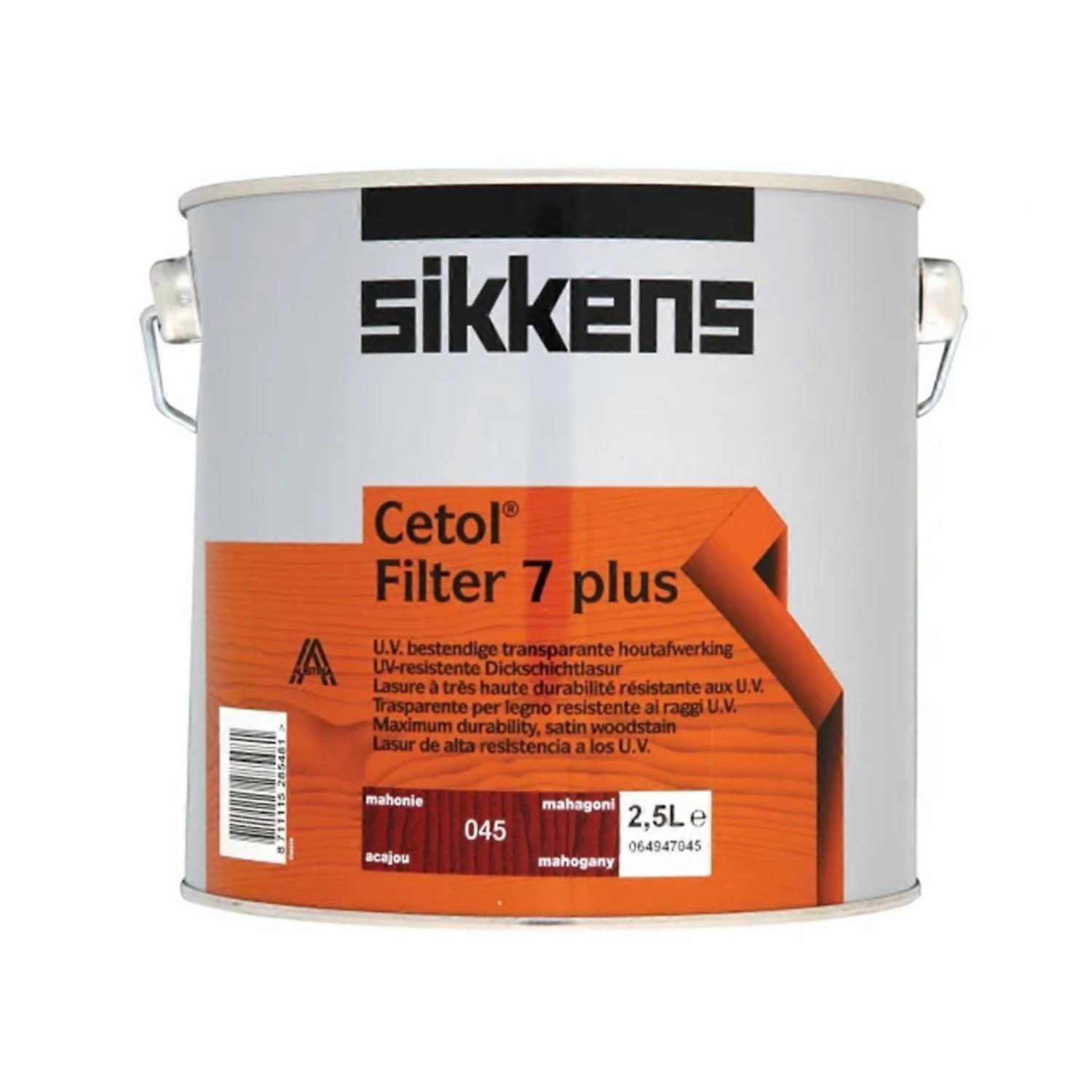 Cetol Filter 7 Plus Translucent Woodstain Mahogany 2.5 litre