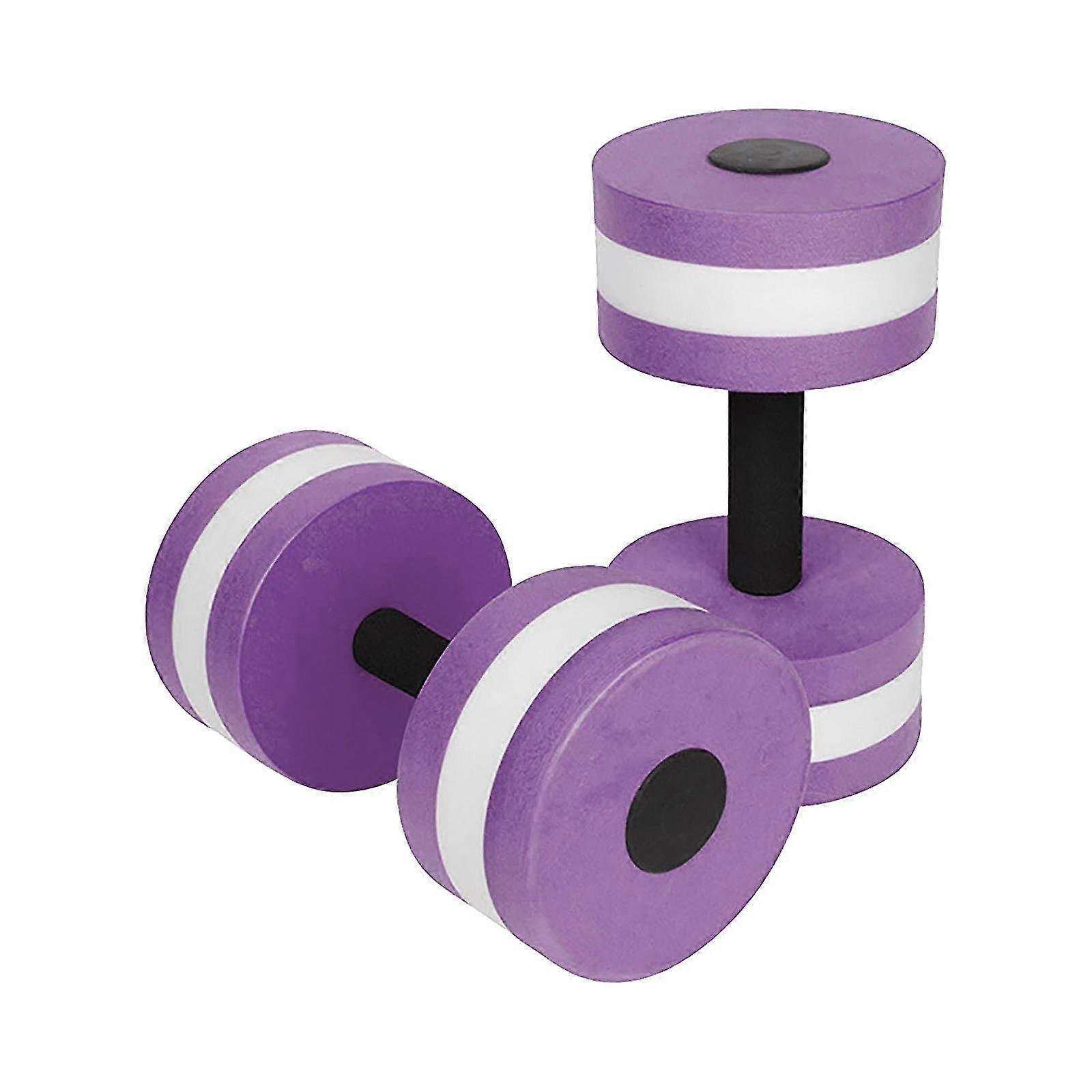 1 Pair Aqua Fitness Barbells Foam Dumbbells Hand Bars Pool Resistance Exercise