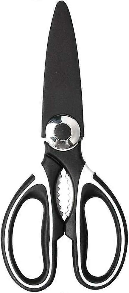 Multifunction Stainless Steel Kitchen Scissors for Meat and Vegetable Sharp Convenient Scissors with Blade Cover