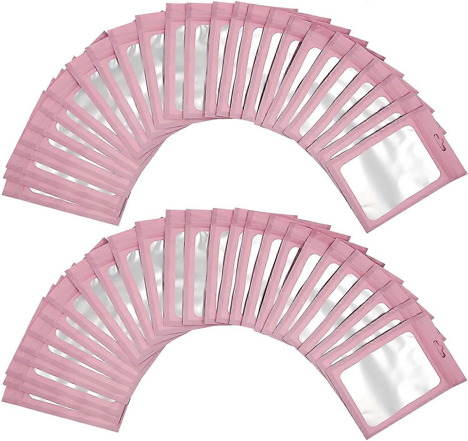 150 PCS Foil Pouch Bag Resealable Mylar Ziplock with Clear Window(7.5 x 12CM)