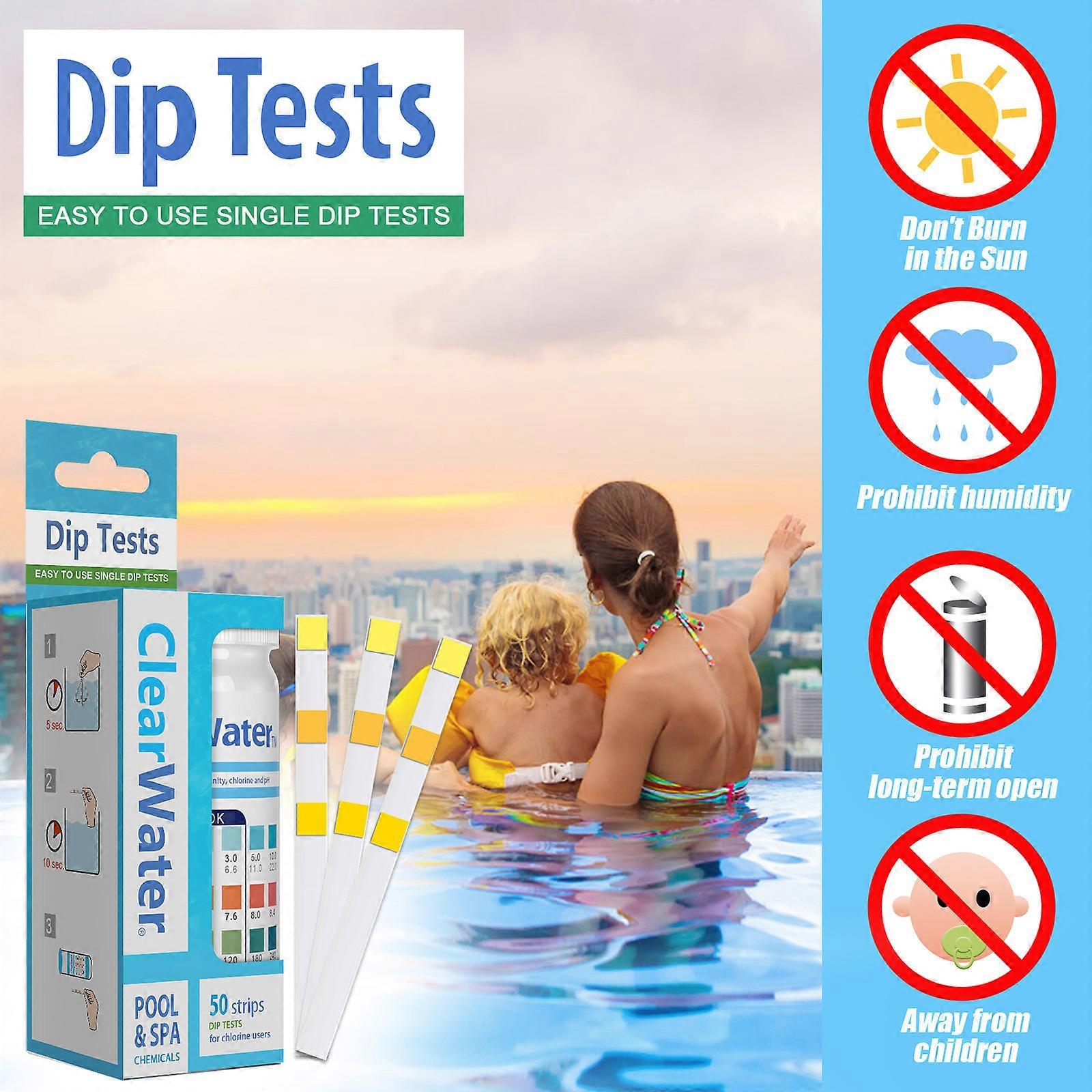 pool three in one test paper pool water quality pH pH total alkalinity total hardness test