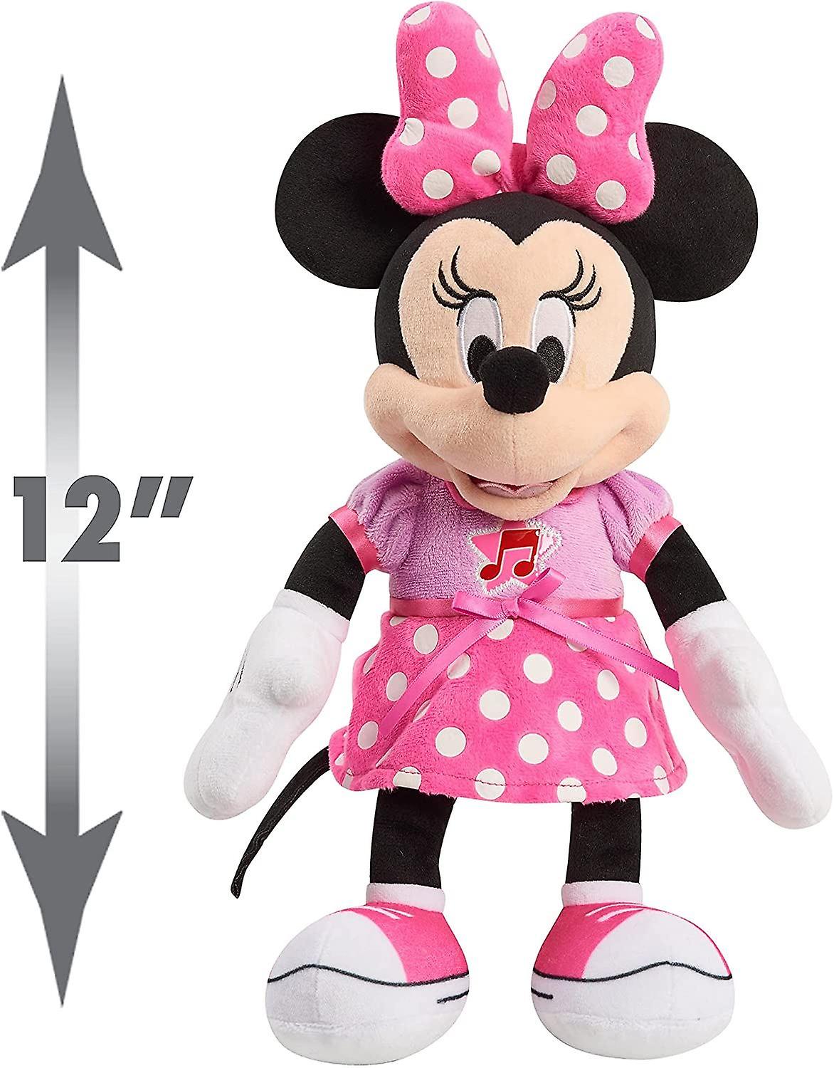 Mickey & Minnie Mouse Singing Fun 30cm Plush - MINNIE