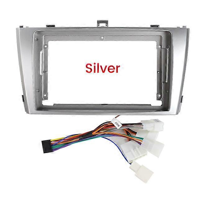 9&quot; Android Car Radio Fascia Frame Facials Installation Panel Dashboard Trim Kit for Toyota Avensis 2008-2015 Plastic Bezel
