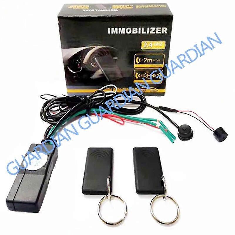 2.4G RFID Immobilizer Wireless Engine Lock Car Alarm System Anti-Hijacking Intelligent Circuit Cut Off Auto Unlock Device