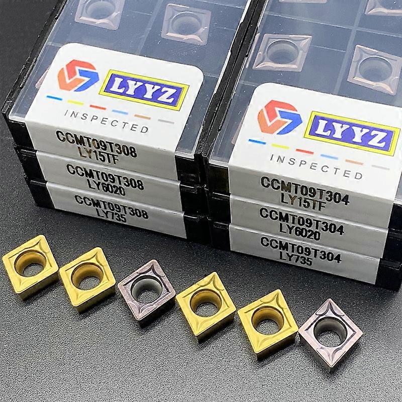 CCMT09T304/308 LY15TF/LY6020/LY735 External turning tool carbide insert CNC machine tool metal turning tool  insert