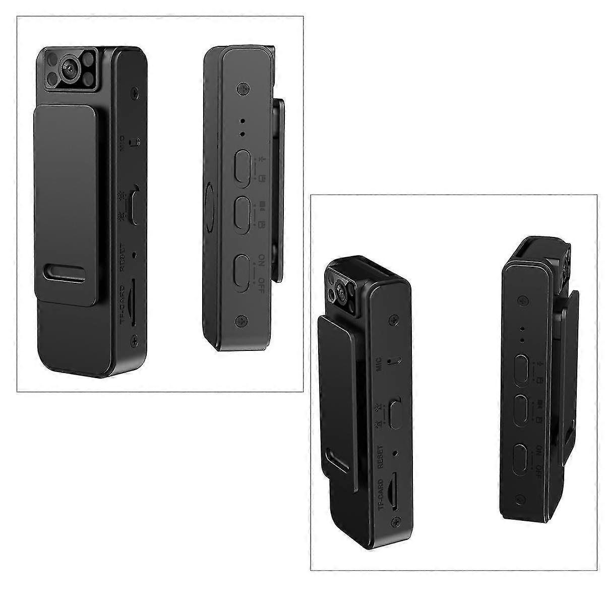 Hd 1080p Noise Reduction Camera, Convenient Back Clip Night Vision Recorder, Portable Wearable Video Recorder (wifi)