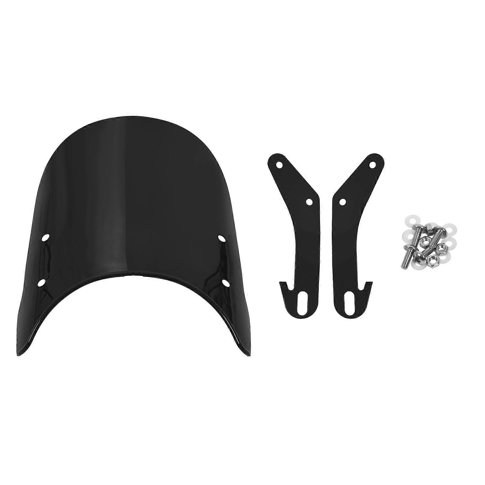 Motorcycle Headlight Fairing Windshield Windscreen for Bonneville 2001-2017,T100 2003-2017(Black)