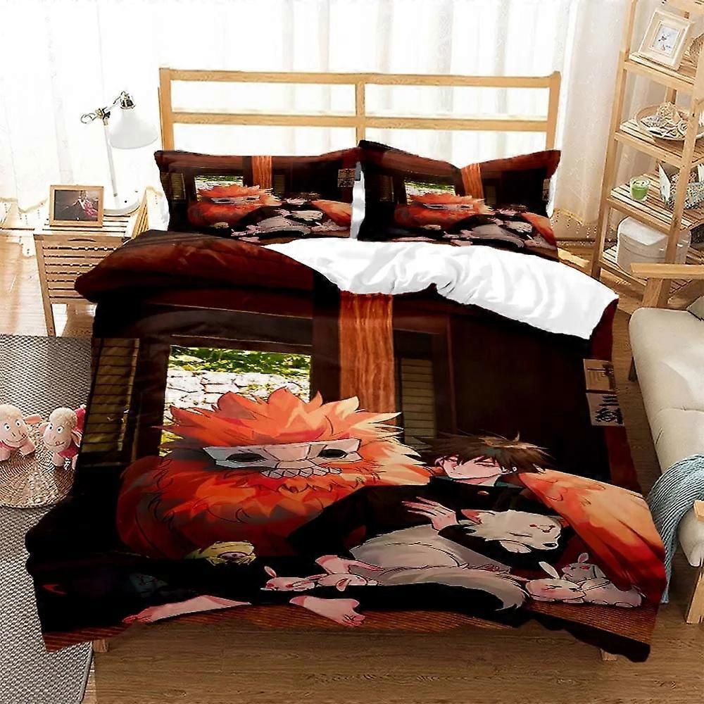 o2240 Bed Sheets   Jujutsu Kaisen Digital Print Polyester Bedding Sets Covers Boys Duvet Cover Set For Teens Bedding Set Home Textiles Bed Sheets fVV2