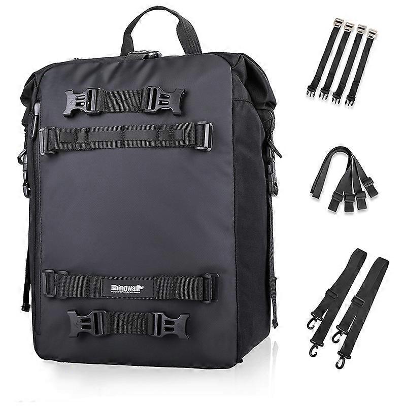 Motorcycle Riding Bag, Colour: Black 30L