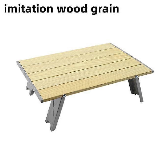 Small compact ultra-light camping table, folding auxiliary table for campsite, portable table for picnic tent in the open air, backpack
