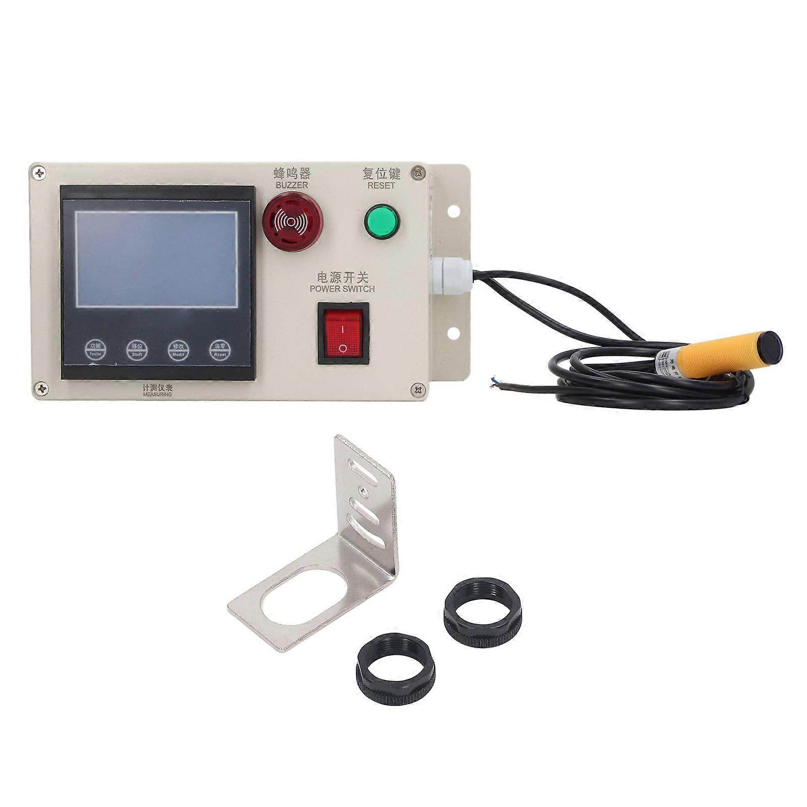 Digital Counter Double Row 8 Digit Dual Relay Input Digital Length Meter Counter with Memory Function AC100240V