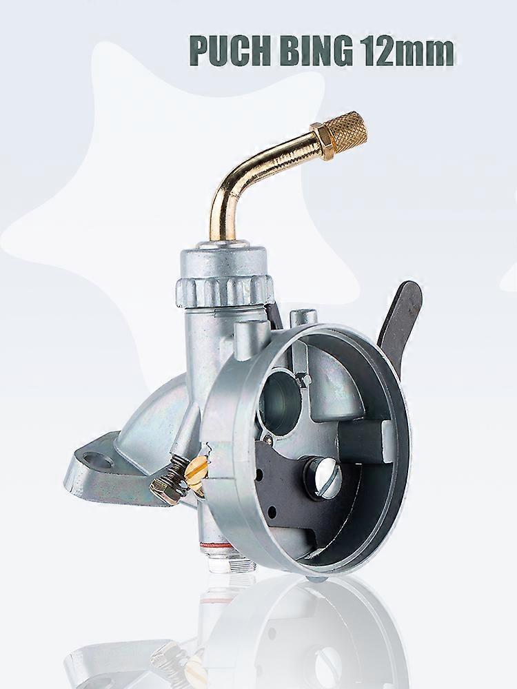 12mm Motorcycle Carburetor For Bing Type SSE 1/12/225 Handle Manual Choke For Puch MS SDP MV MSV 50cc Mofa Moped Mokick Scooter