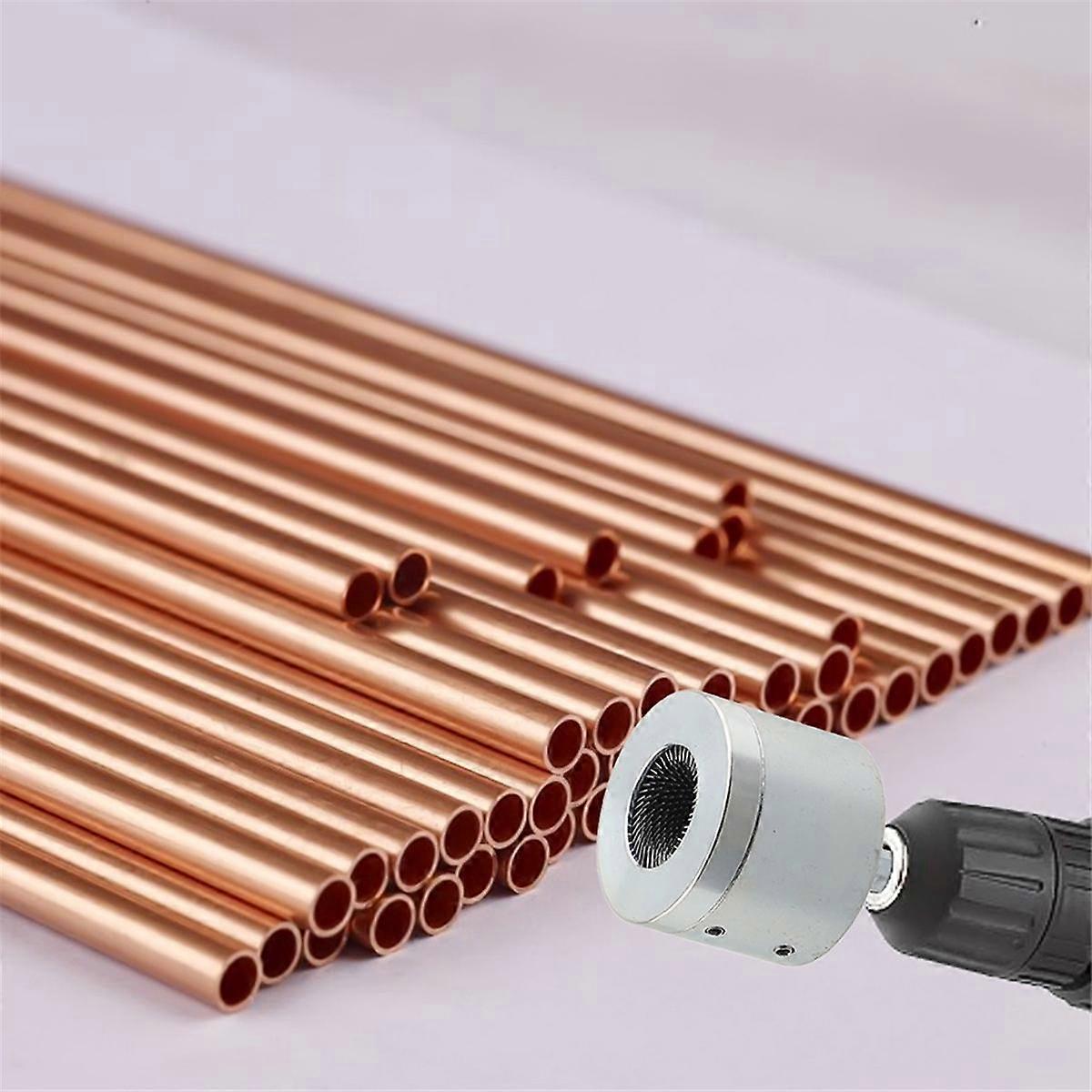 2PCS 15+22mm Electric Drill Pipe Cleaner, Copper Pipe Metal Pipe Cleaning Brush for Industrial Purp