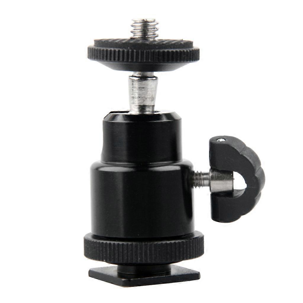 Flash Tripod Bracket Holder Mount 1/4 Hot Shoe Adapter Cradle Ball for Head