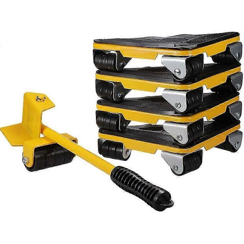 Heavy Duty Furniture Lifter Furniture Moving Kit Furniture Moving System with Wheels Can Rotate 360 Degrees Four Maximum Load 400KG/870LB