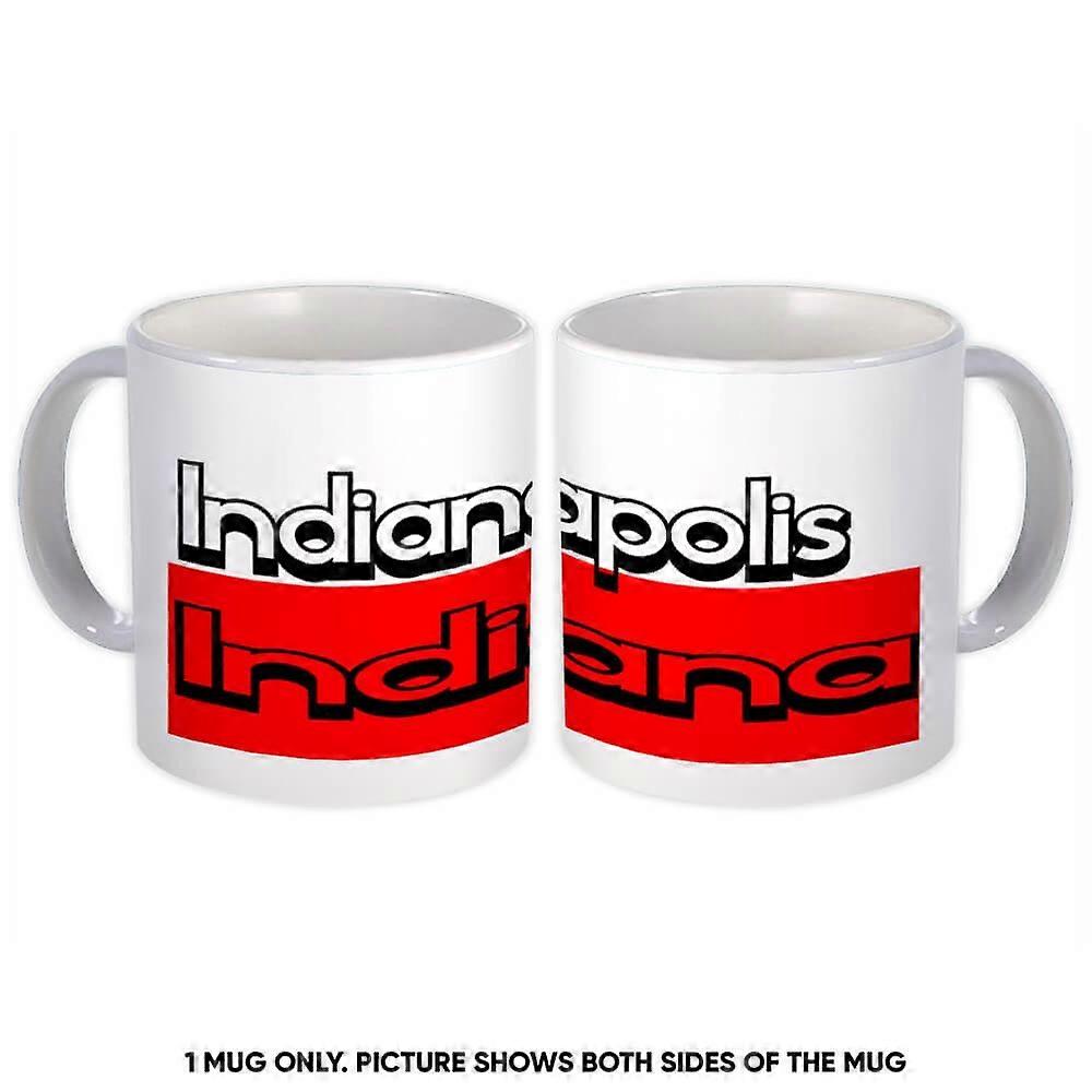Gift Mug: Indianapolis Indiana Rectangle
