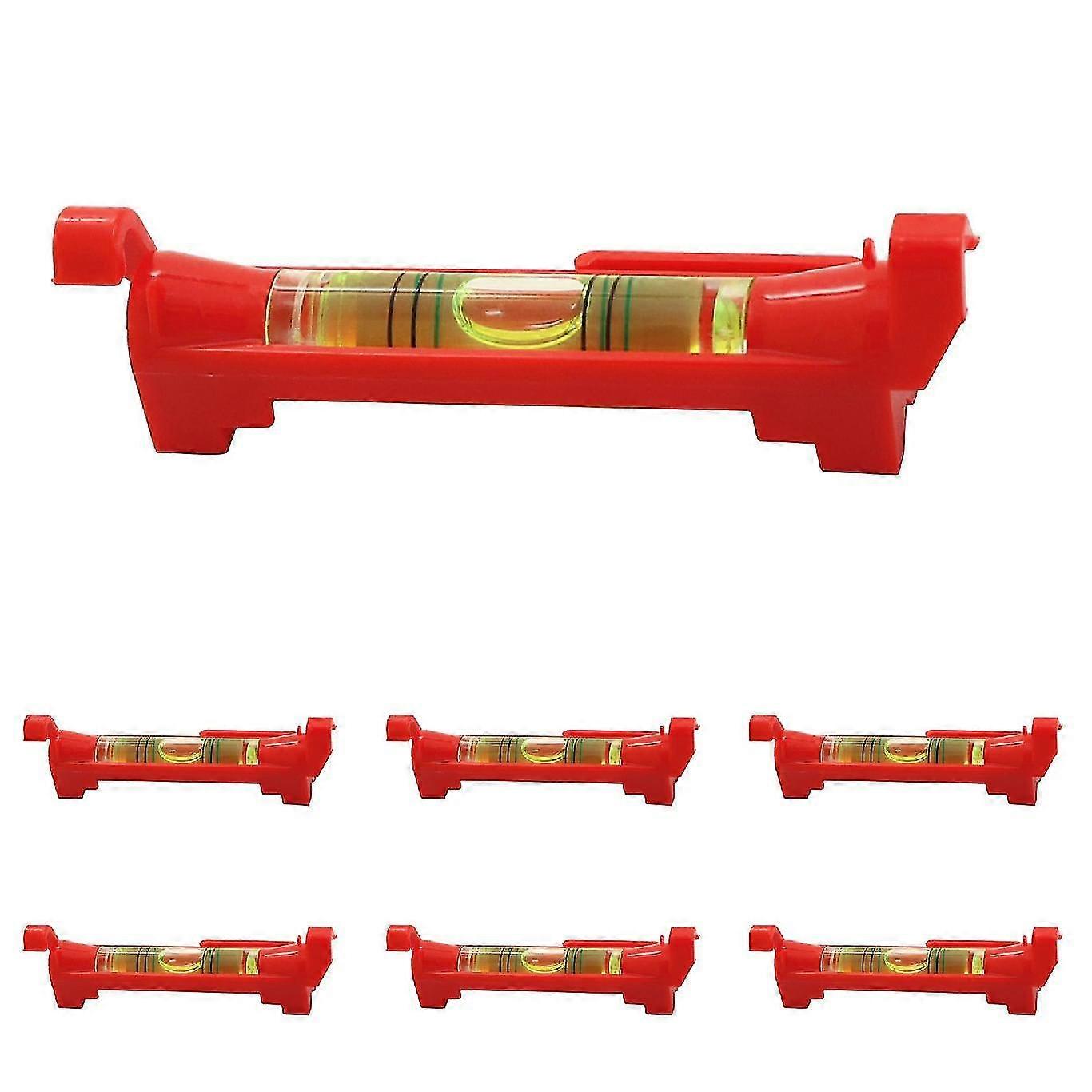 Mini Pocket High Precision String Spirit Level With Molded Hooks String Line Level, Tile Gutter For Brickwork Plumbing Red