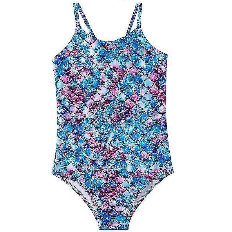 Enfants Été Sirène Nouveau Maillot de bain Filles Maillot de bain une pièce Maillot de bain Filles Hot Spring Suspendus Maillot de bain