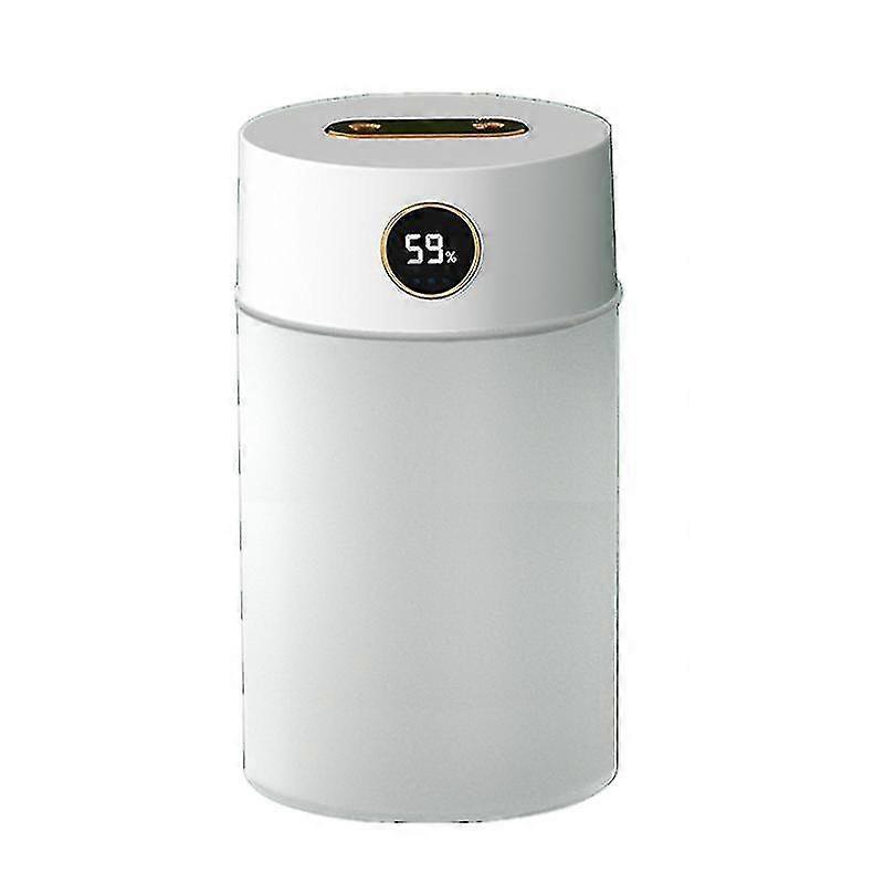 1200ml Home Ultrasonic Air Humidifier Usb Dual Nozzle Heavy Fog Mist Maker Fogger With Humidity Display Colorful Led Night Light
