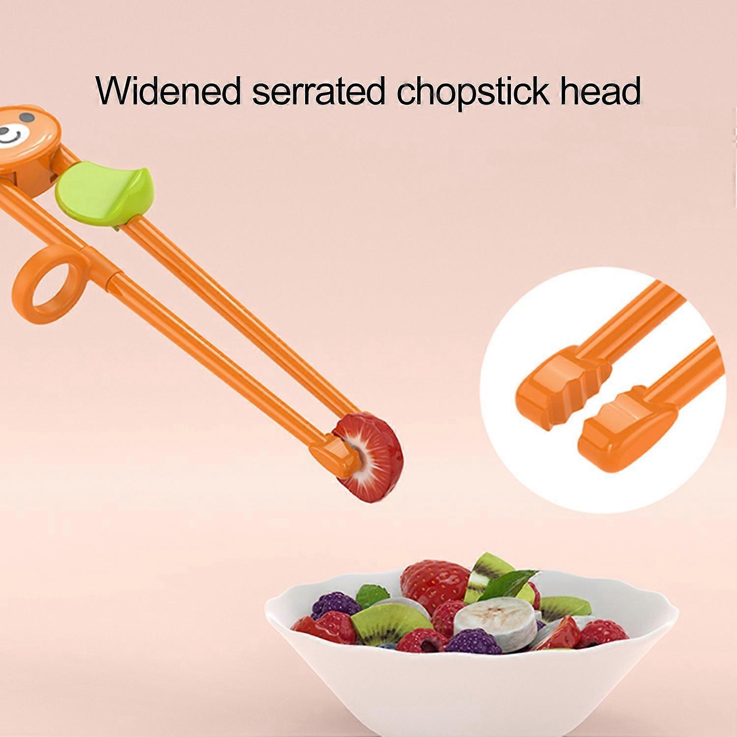 1 Pair Training Chopsticks Comfortable Grip Chewable Ergonomic Design ...